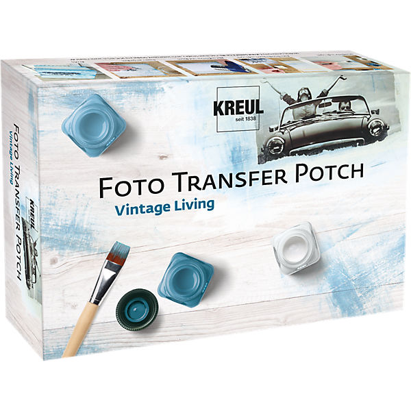 Foto Transfer Potch Set Vintage Living