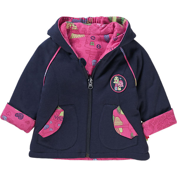 Baby Wendejacke für Mädchen, gefüttert