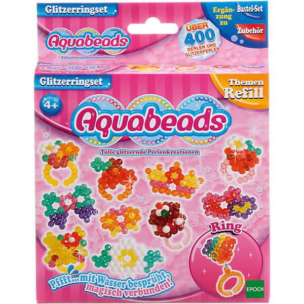 Aquabeads Glitzerringset