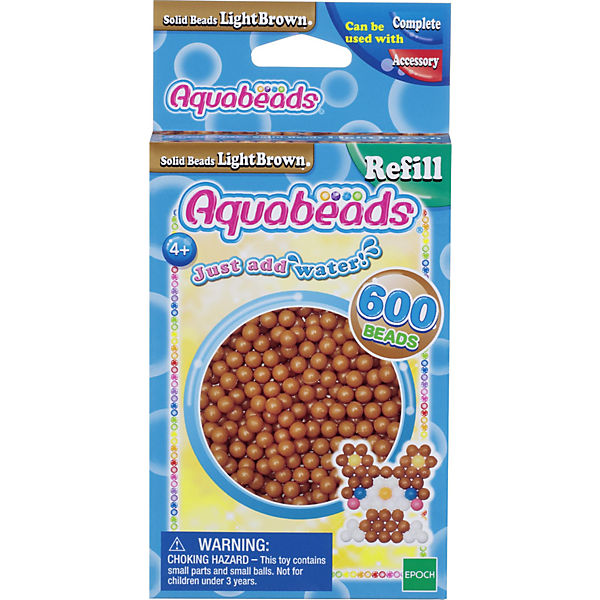 Aquabeads Nachfüllpack Hell-Braune Perlen