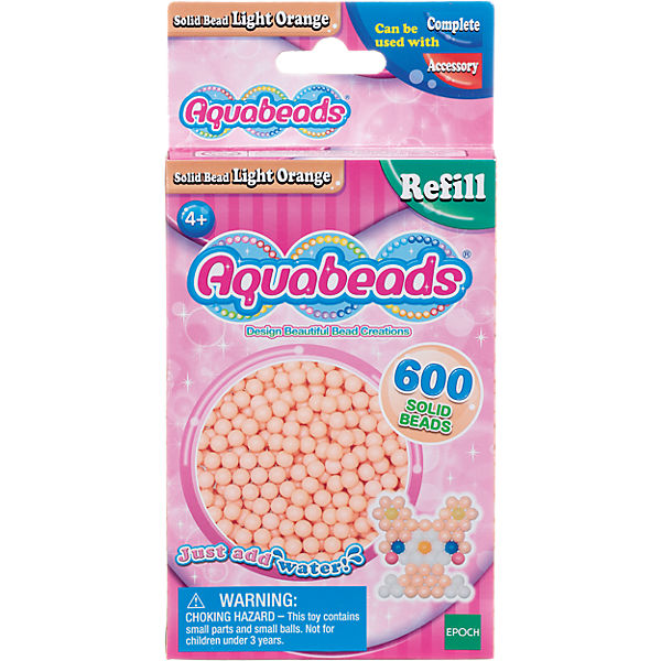 Aquabeads Nachfüllpack Hell-Orange Perlen