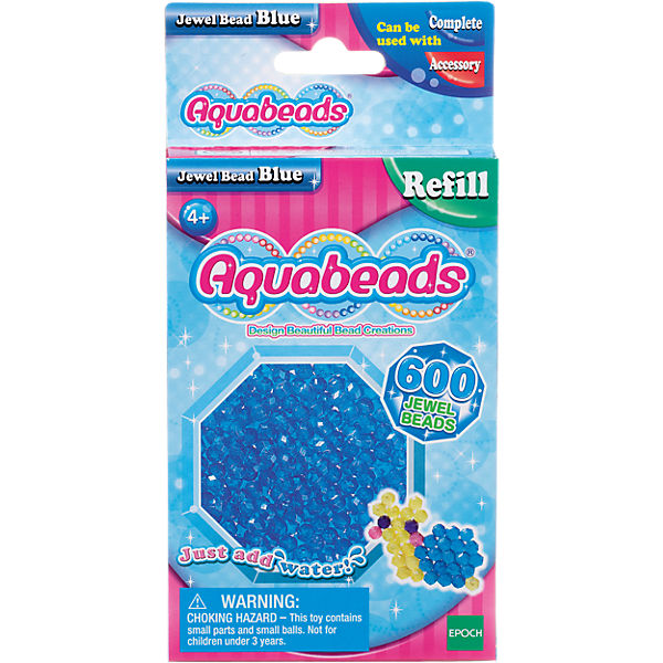 Aquabeads Nachfüllpack Blaue Glitzerperlen
