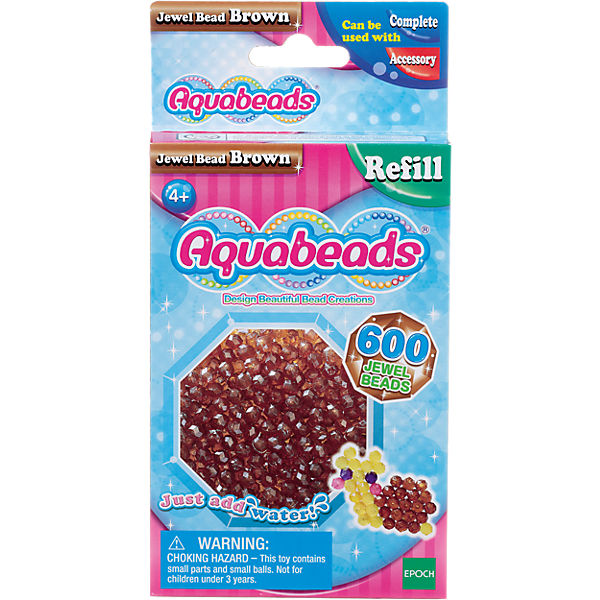 Aquabeads Nachfüllpack Braune Glitzerperlen