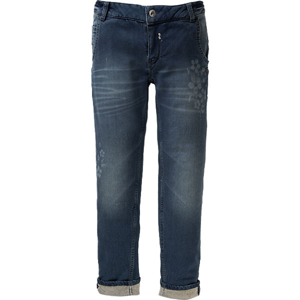 Jeans Boyfriend Style für Mädchen, Bundweite BIG