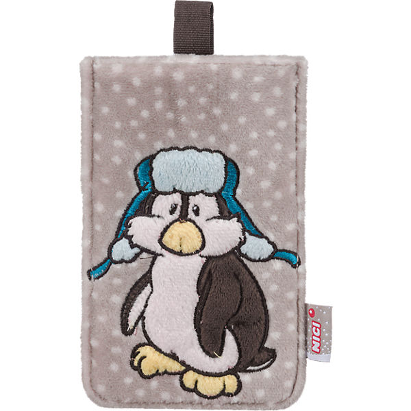 Plüsch-Handyhülle Pinguin