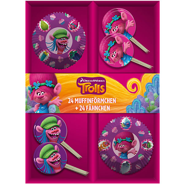 Muffinset Trolls, 48-tlg.