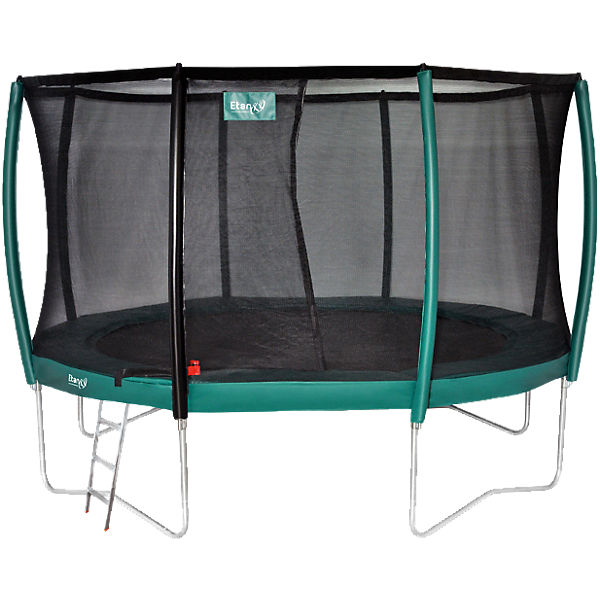 Trampolin Etan Premium Silver 14 Combi Deluxe 4,30m grün