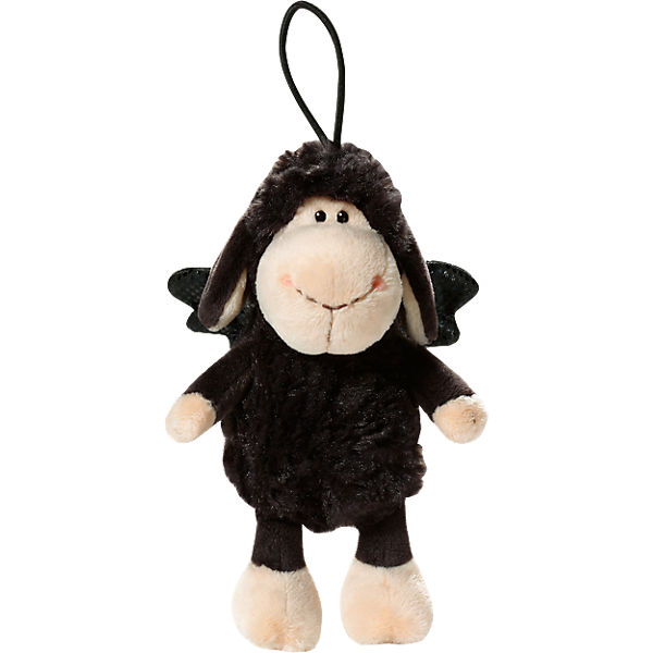 Schaf Jolly Don't worry be happy 15cm mit Loop, schwarz (39835)