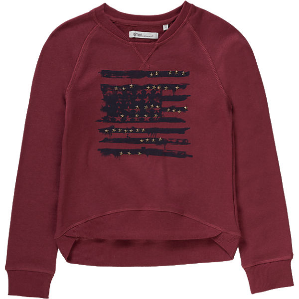 Sweatshirt mit Nieten für Mädchen mit USA-Flagge