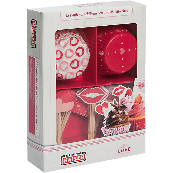 Cupcake Deko-Set Kaiser Love