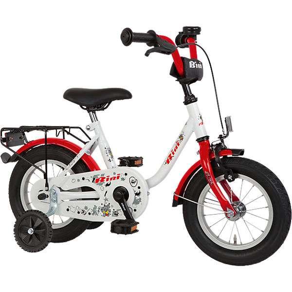 Kinderfahrrad Bibi 12 Zoll rot-weiß