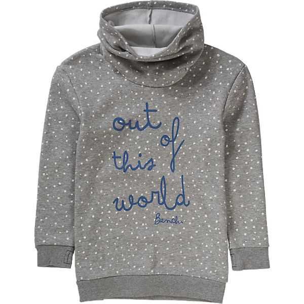 Sweatshirt mit Schalkragen für Mädchen