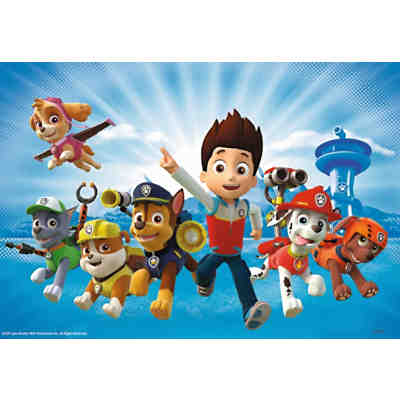 2er Set Puzzle, je 12 Teile, 26x18 cm, Ryder und die PAW Patrol 2