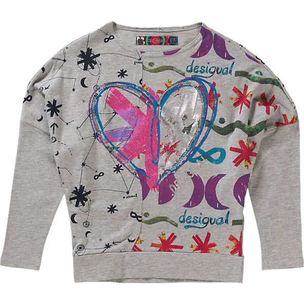 Langarmshirt mit Pailletten für Mädchen