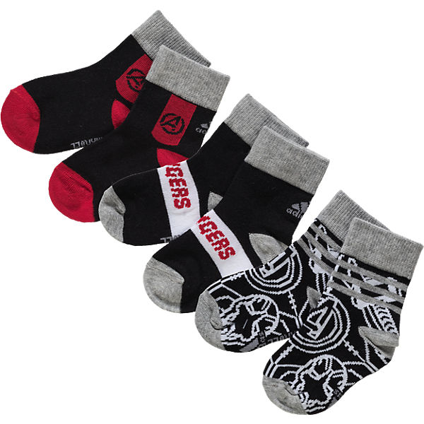 Kinder Socken 3er-Pack Marvel Avengers