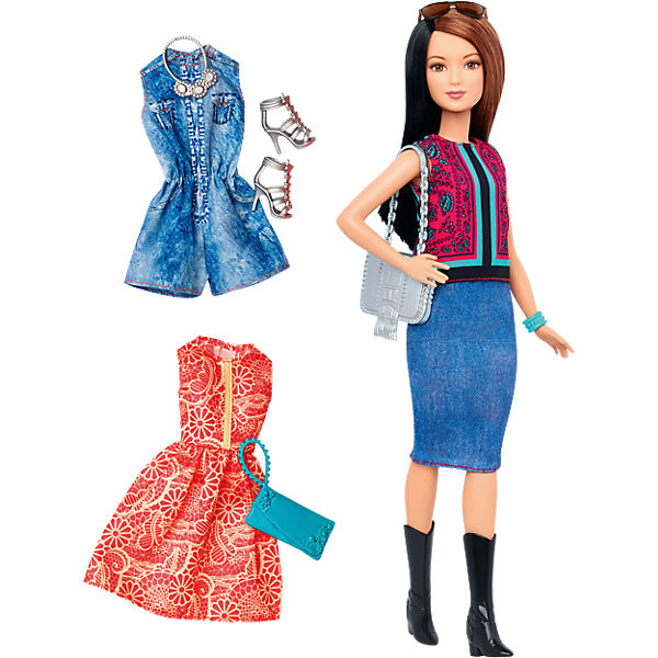 Barbie Fashionistas Style Puppe und Moden mit Oberteil mit Paisley-Muster