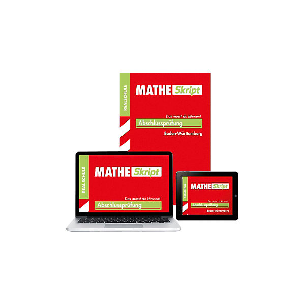 MATHE Skript, Abschlussprüfung Realschule Baden-Württemberg, m. ActiveBook DVD-ROM