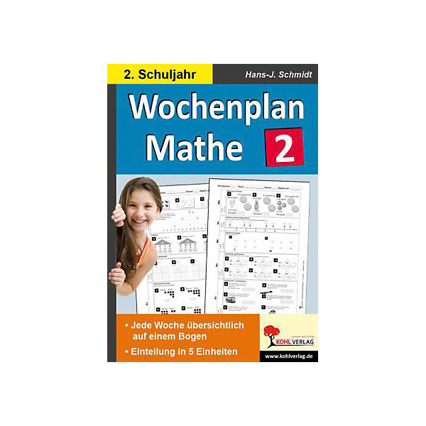 Wochenplan Mathe, Klasse 2