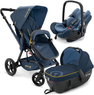 Коляска 3 в1 Wanderer Travel Set, Concord, Denim Blue 2015