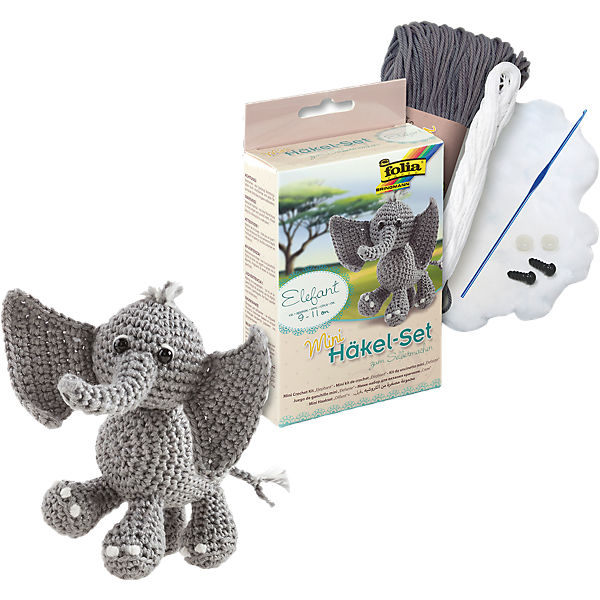Mini-Häkelset Elefant