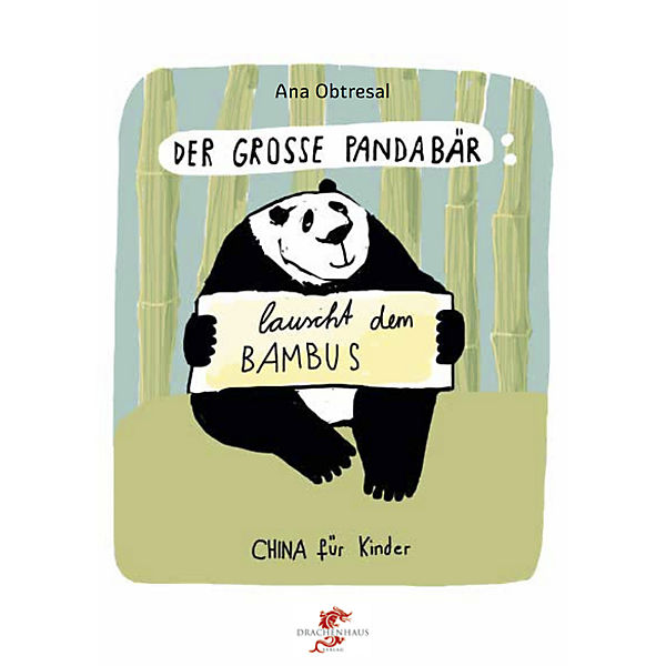 Der große Panda lauscht dem Bambus
