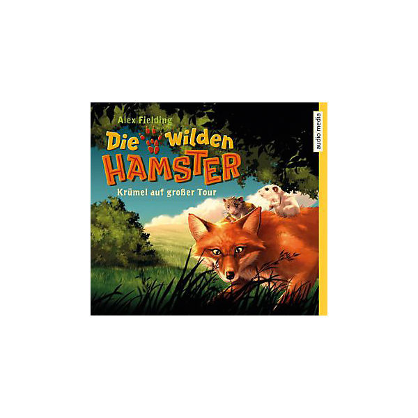 Die wilden Hamster: Krümel auf großer Tour, 2 Audio-CDs