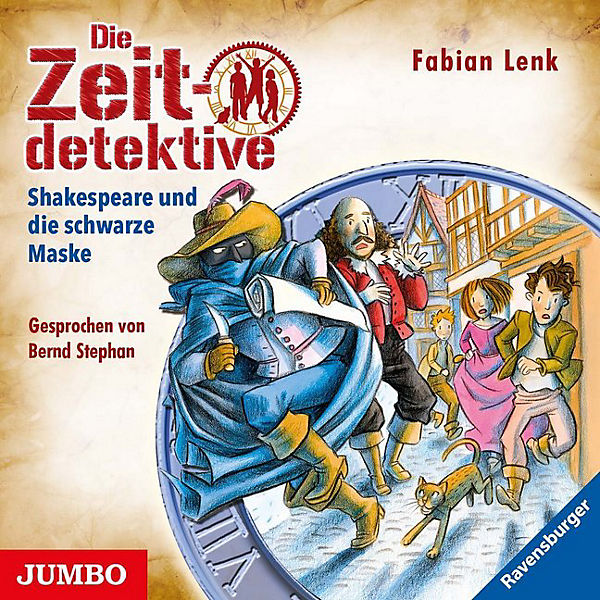 Die Zeitdetektive: Shakespeare und die schwarze Maske, 1 Audio-CD