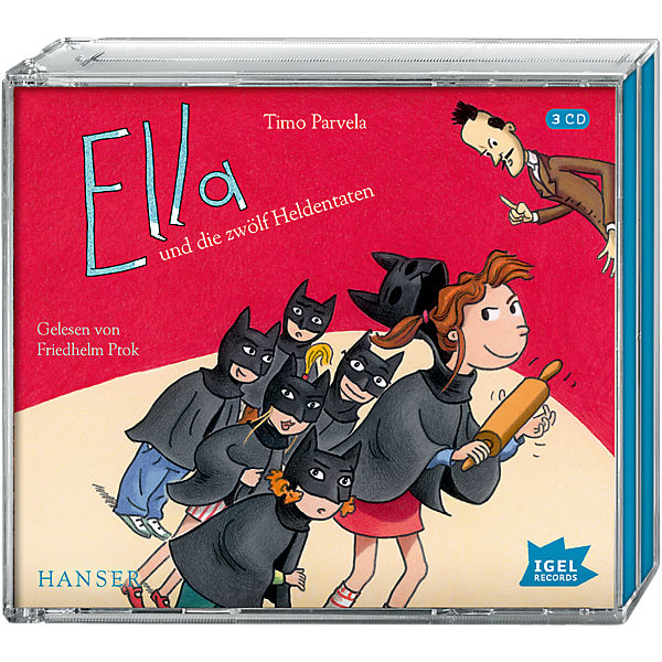 Ella und die zwölf Heldentaten, 3 Audio-CDs