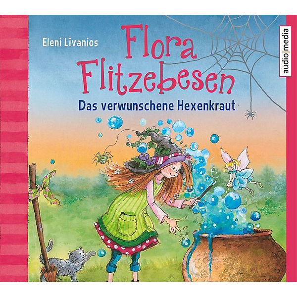 Flora Flitzebesen: Das verwunschene Hexenkraut, 2 Audio-CDs