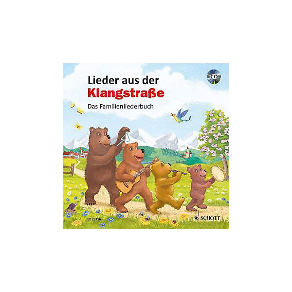 Lieder aus der Klangstraße: Familienliederbuch, mit Audio-CD