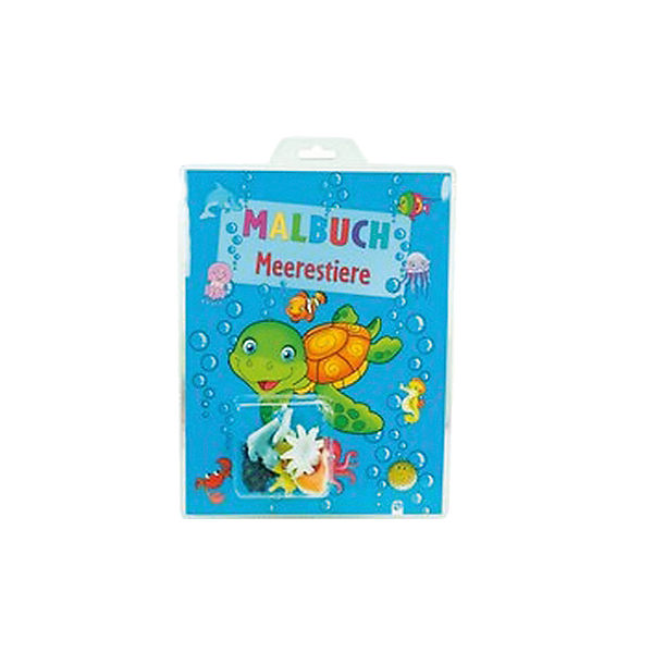 Malbuch: Meerestiere