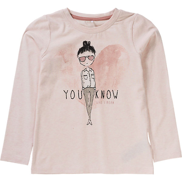 Langarmshirt NITKANNA für Mädchen, Organic Cotton