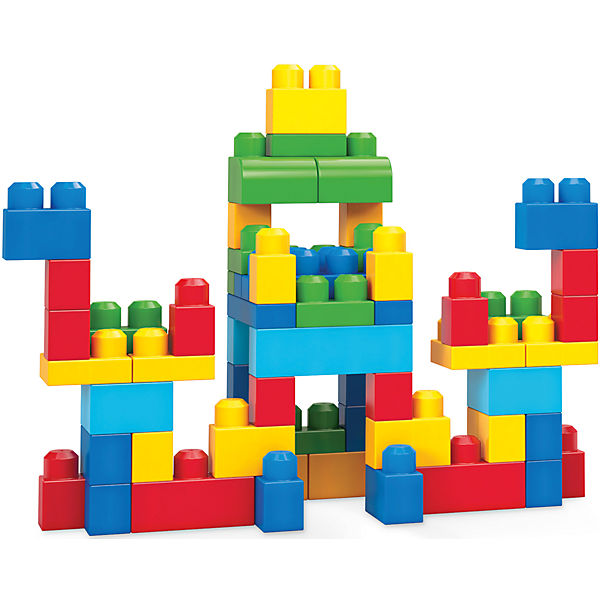 Конструктор из 60 деталей, MEGA BLOKS First Builders Конструктор из 60 деталей, MEGA BLOKS First Builders