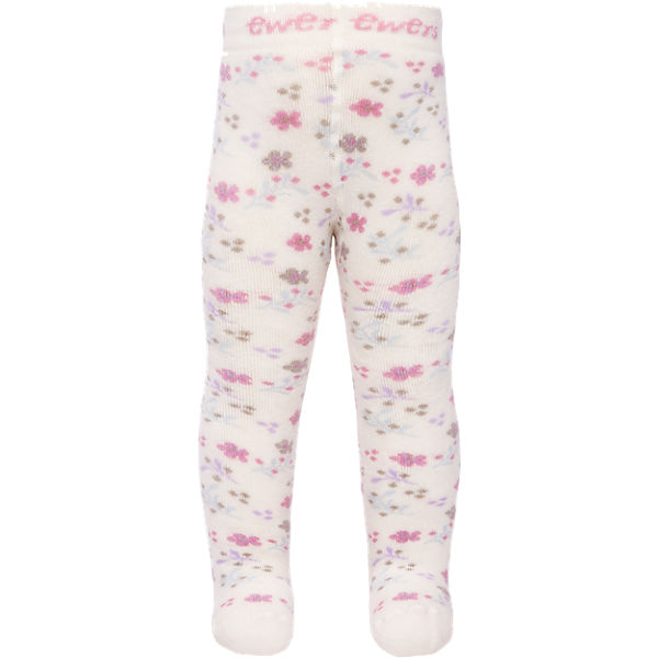 Kinder Strumpfhose Innenplüsch Blümchen