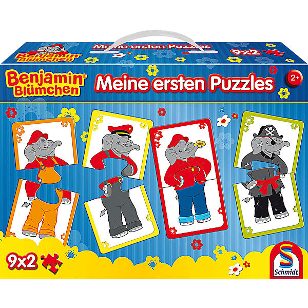 Puzzle 9 x 2 Benjamin Blümchen, Meine ersten Puzzles