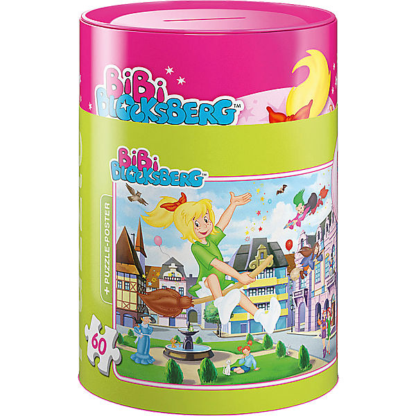 Bibi Blocksberg Puzzle in der Spardose, 60 Teile