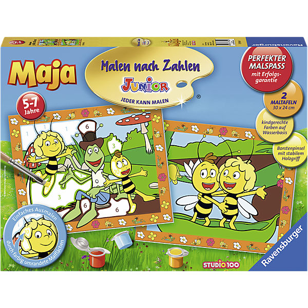 Malen nach Zahlen Junior Biene Maja