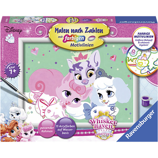 Malen nach Zahlen Disney Princess: Palace Pets Serie Character