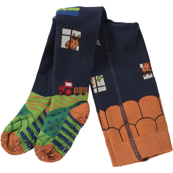Baby Krabbelstrumpfhose rutschfest für Jungen