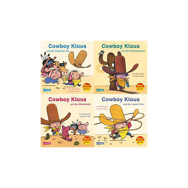 Maxi Pixi: Cowboy Klaus, 4 Hefte