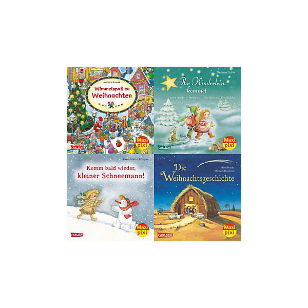Maxi Pixi: Warten auf den Weihnachtsmann, 4 Hefte