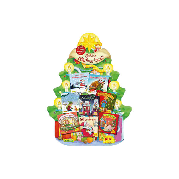 Pixi Bücher: Pixis Riesen-Weihnachtsbaum, 8 Pixis