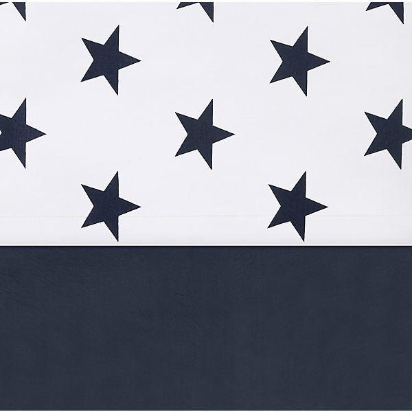 Laken für Laufgittermatratze, Little star, marine, 75 x 100 cm