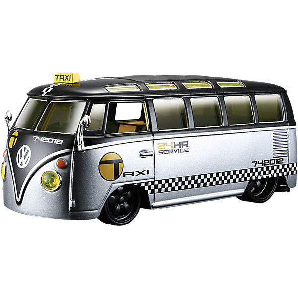 MAISTO Modellfahrzeug AllStars VW Samba "Taxi" 1:25