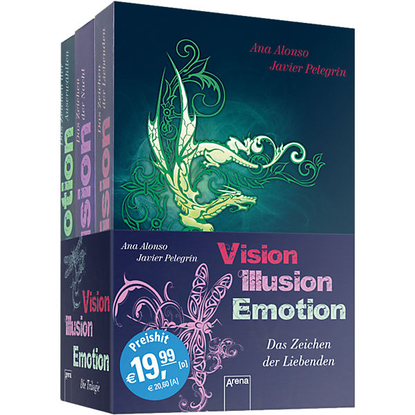 Das Zeichen der Liebenden: Vision. Illusion. Emotion, 3 Bände im Schuber