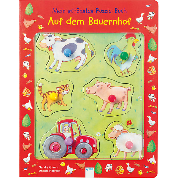 Mein schönstes Puzzle-Buch: Auf dem Bauernhof
