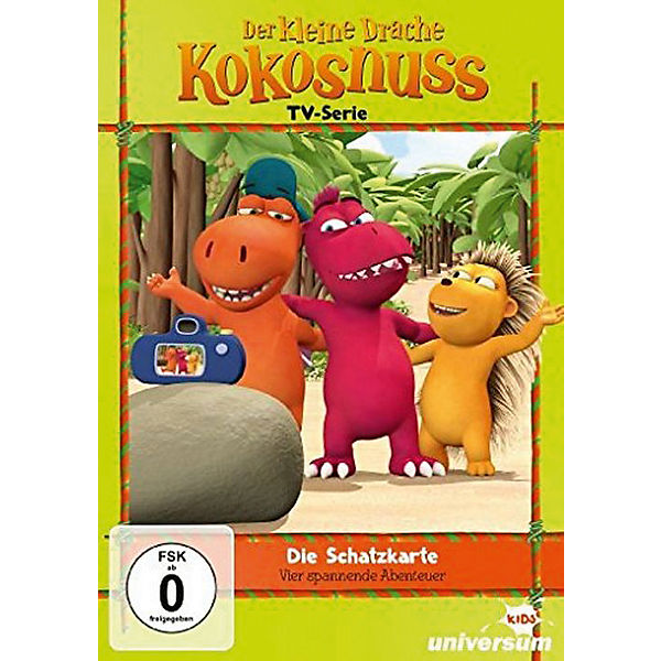 DVD Der kleine Drache Kokosnuss - DVD 6 Die Schatzkarte