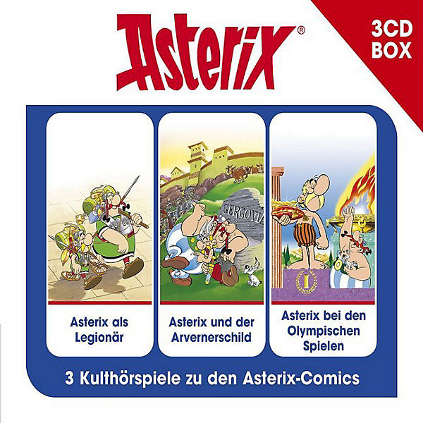 CD Asterix-Asterix-3-CD Hörspielbox Vol.4