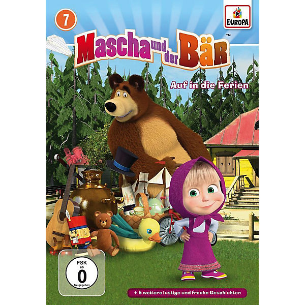 DVD Mascha und der Bär 7 - Auf in die Ferien