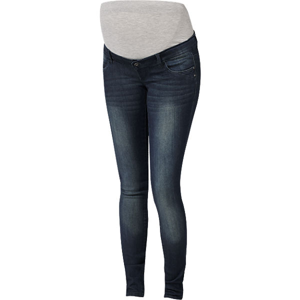 Umstandsjeans MLSAM BLUE WASH slim
